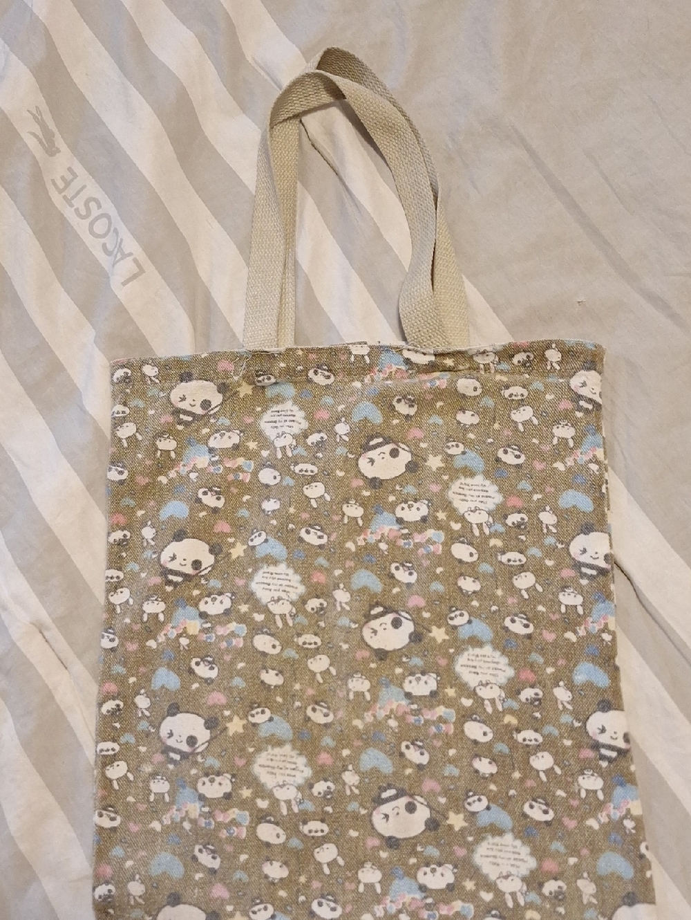 Sanrio Cartoon Panda Bunny Tote Bag